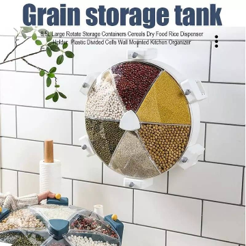 6 Grid/8.5 Litre Rotating Grain Dispenser