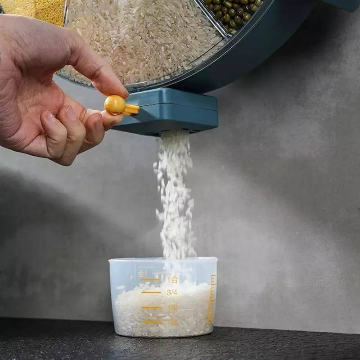 6 Grid/8.5 Litre Rotating Grain Dispenser