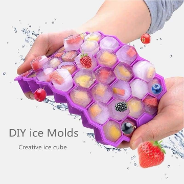 Silicone Honeycomb Ice 🧊 Tray Without Lid