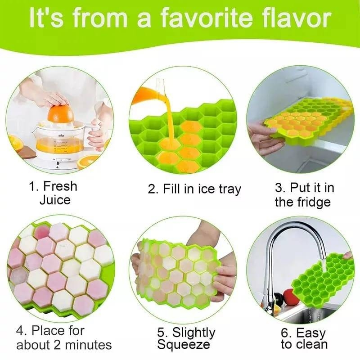 Silicone Honeycomb Ice 🧊 Tray Without Lid