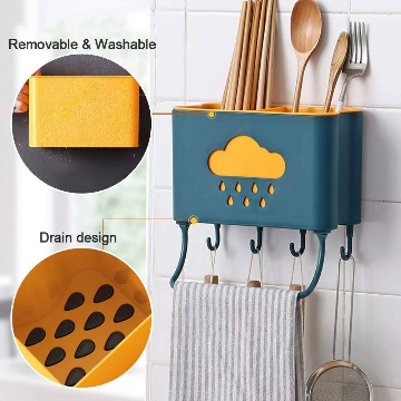 Wall Mount Utensil Drying Rack