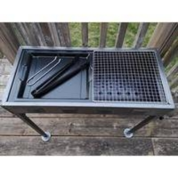 Portable Japanese Charcoal BBQ 

BBQ Grill & Pan.