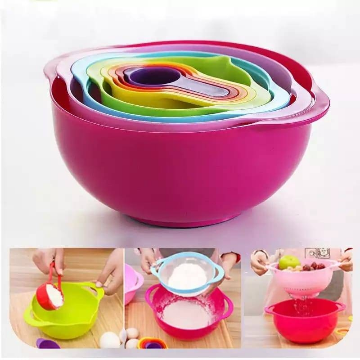 10 Pcs Mixing Bowls Set Nesting Bowls