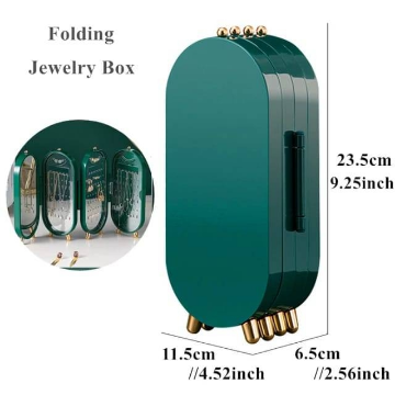 FOLDABLE JEWELRY ORGANIZER & MIRROR