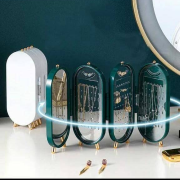 FOLDABLE JEWELRY ORGANIZER & MIRROR