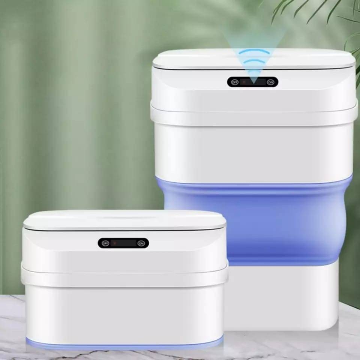 Silicone Foldable Sensor Trashbin