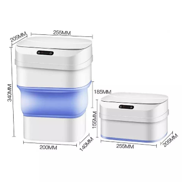 Silicone Foldable Sensor Trashbin
