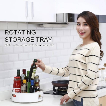Non Slip 360 Degree Rotating Storage Tray