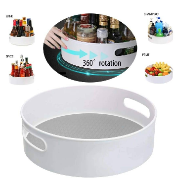 Non Slip 360 Degree Rotating Storage Tray