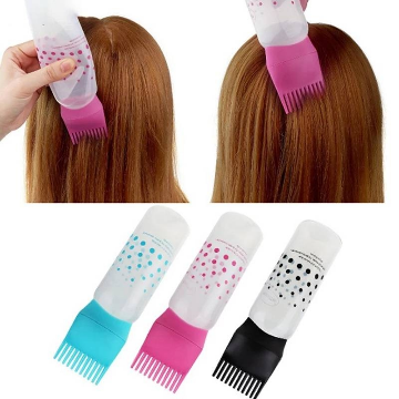 Soft Plastic Oil Comb Applicator Bottle