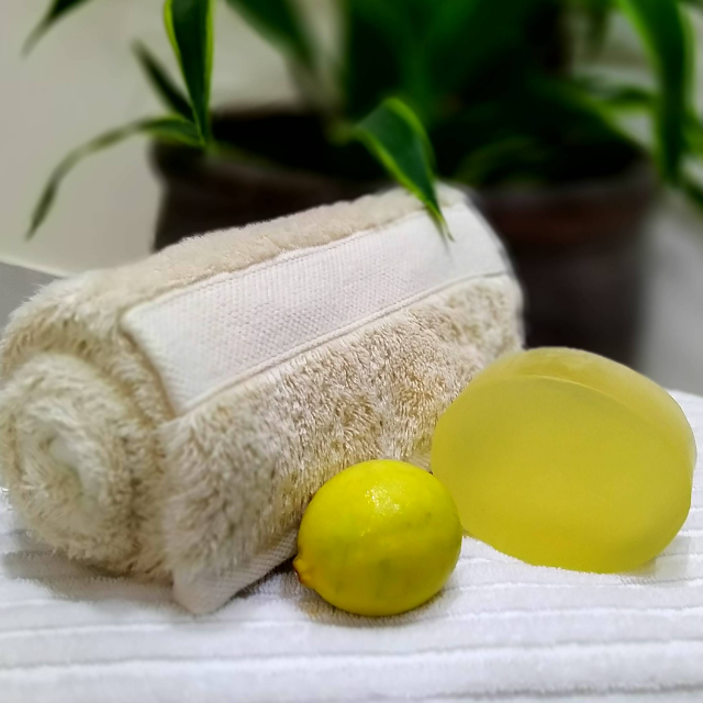 Natureza Simple Handmade Lemon Fresh Transparent Soap 120g