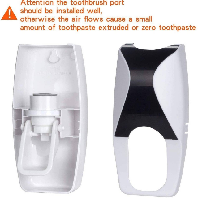 Automatic Toothpaste Dispenser with Toothbrush Holder Set -
