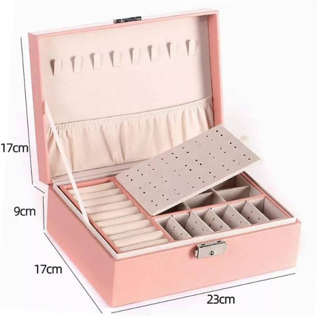 Leather Jewelery Storage Box