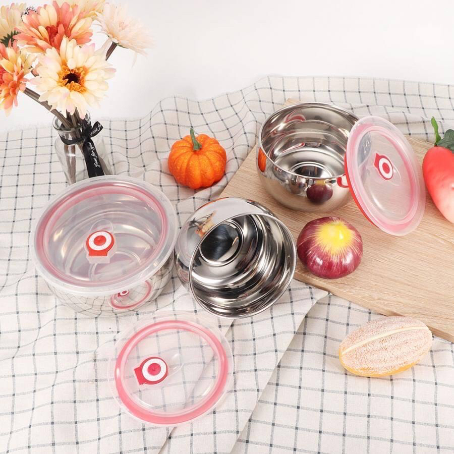 3pc Bowl Set (Stainless Steel)