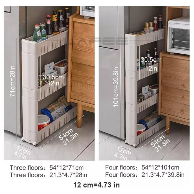 Slim Kitchen Storage Rack