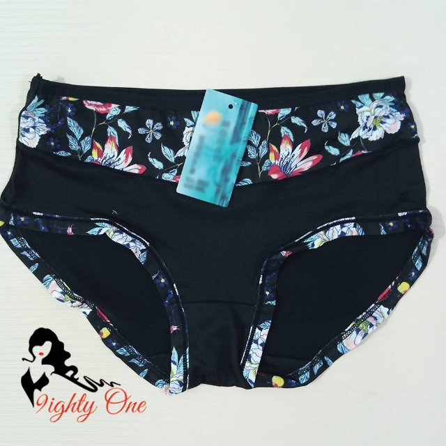 Black Blue BRA & Panty 2p Set