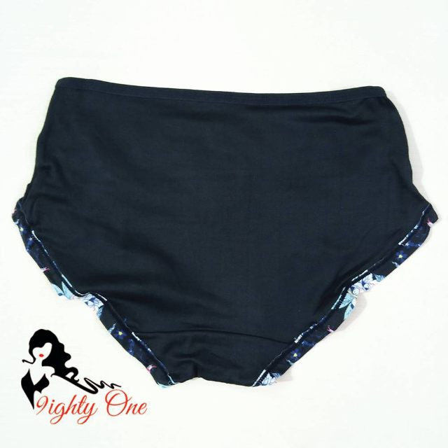 Black Blue BRA & Panty 2p Set