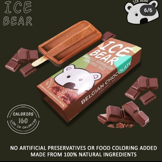Belgian Chocolate With Roasted Almond Popsicle