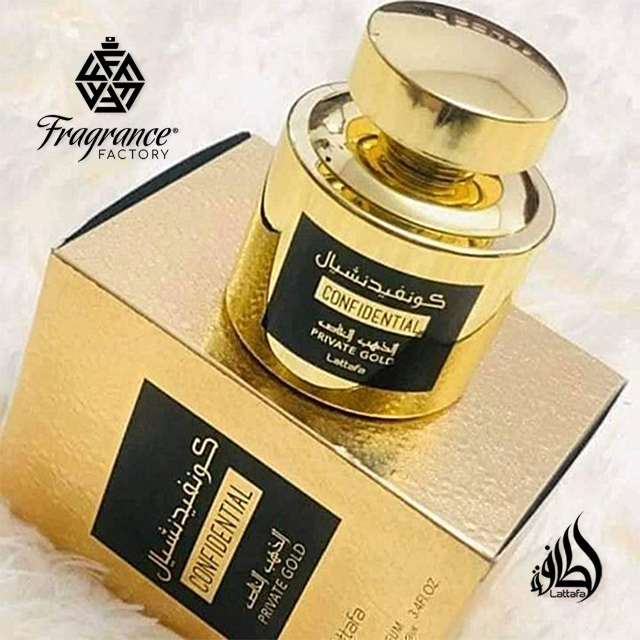 Confidential Private Gold By Lattafa 100ml