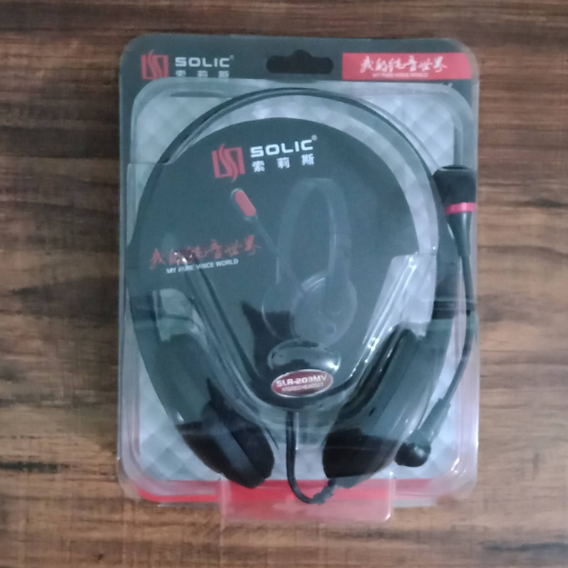 Solic SLR 203MV Headphones with Mic