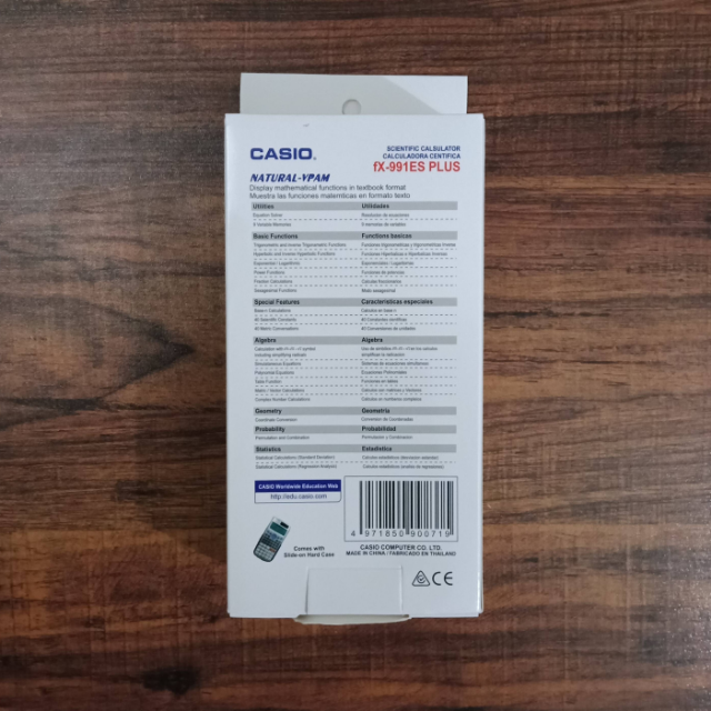 CASIO fx 991ES Plus Scientific Calculator
