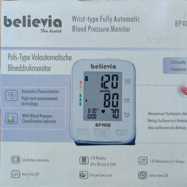 Believia BP Monitor  BP40W