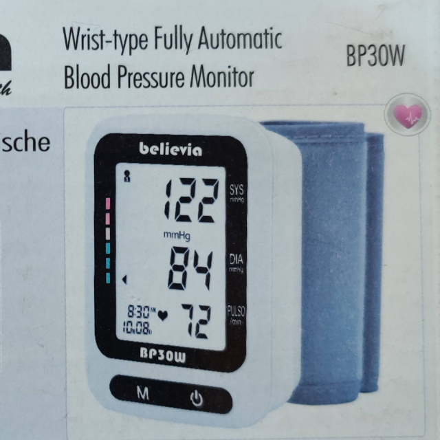 Believia BP Monitor Wrist BP30W