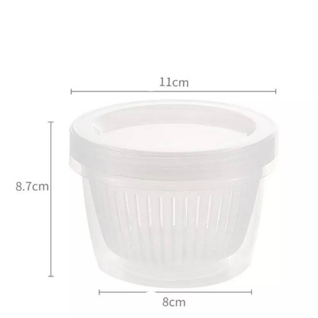 Double Layer Drain Storage Box (Pack Of 2)