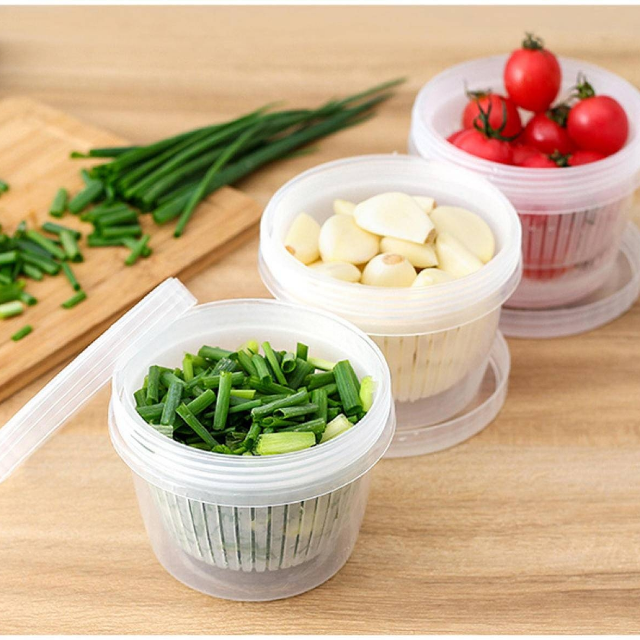 Double Layer Drain Storage Box (Pack Of 2)