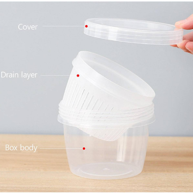 Double Layer Drain Storage Box (Pack Of 2)