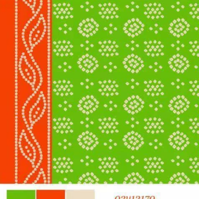 Chunri Unstitched Shirt (Light Green)