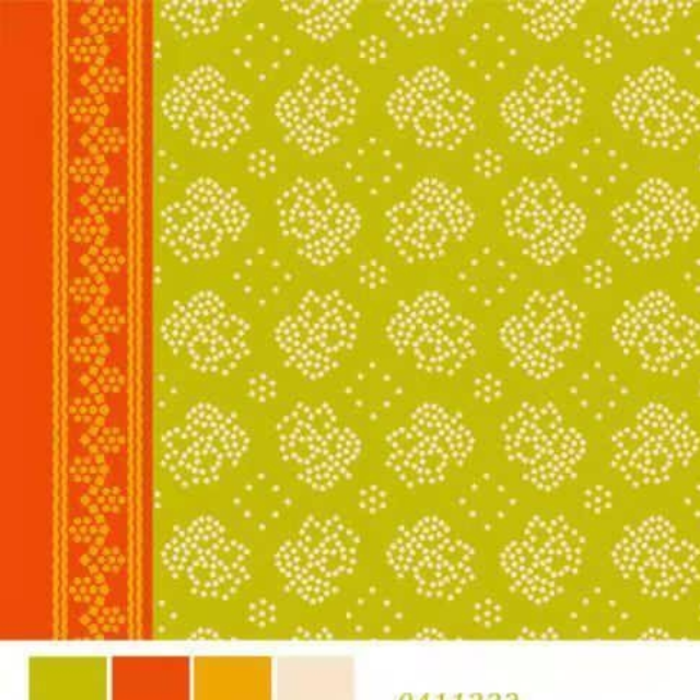 Chunri Unstitched Shirt (Chartreuse Green)