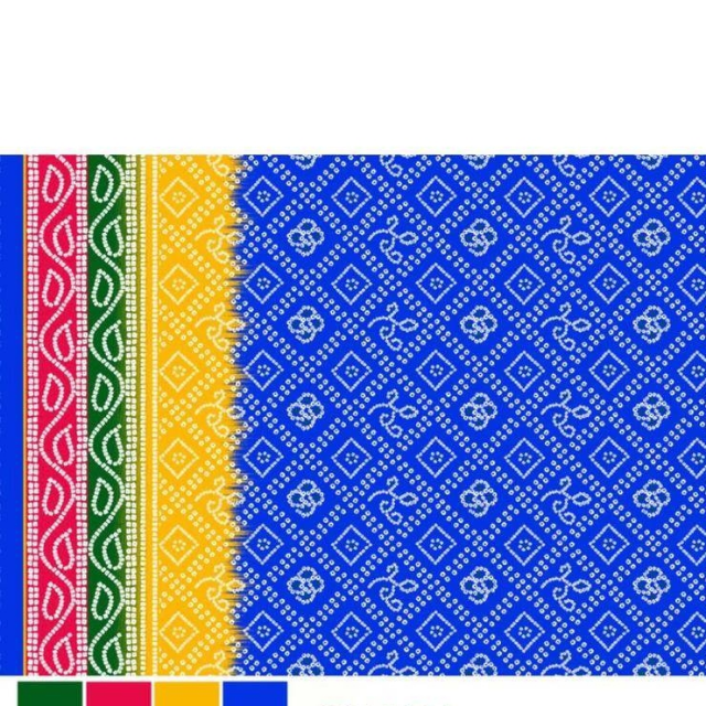 Chunri Unstitched Shirt (Cobalt Blue)