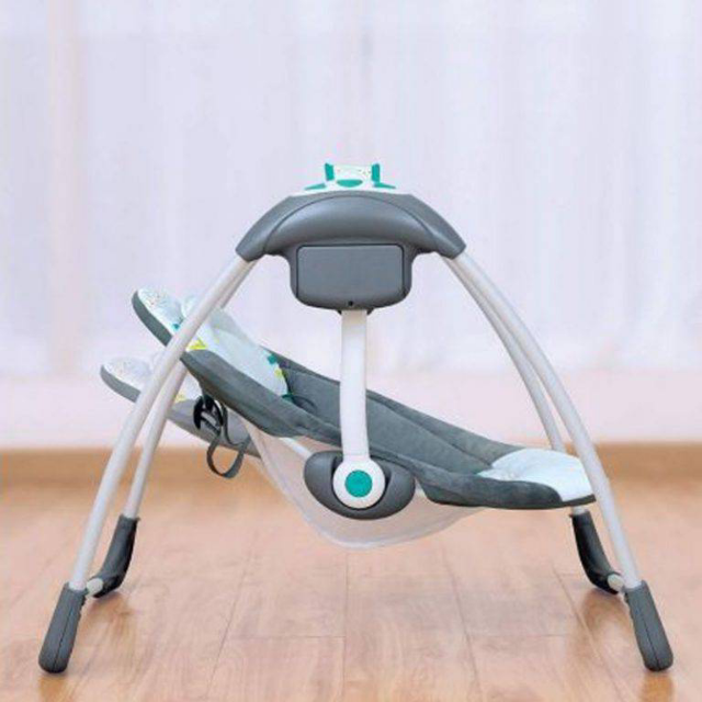 Mastela Deluxe Portable Baby Toddler Swing – Blue