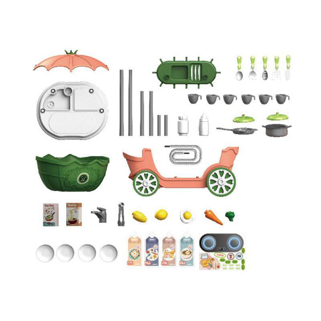 4 in 1 Surprise Kitchen Trolley For Kids