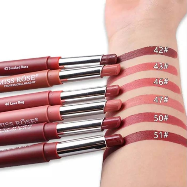 MISS ROSE 2-in-1 Lipstick Pen Lip Liner