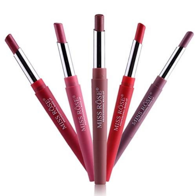 MISS ROSE 2-in-1 Lipstick Pen Lip Liner