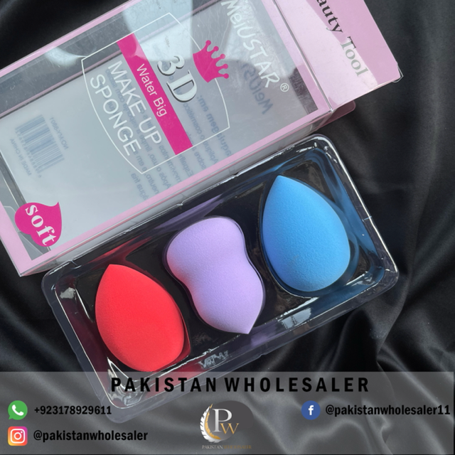 3D 3 in 1 High Quality Makeup Sponges