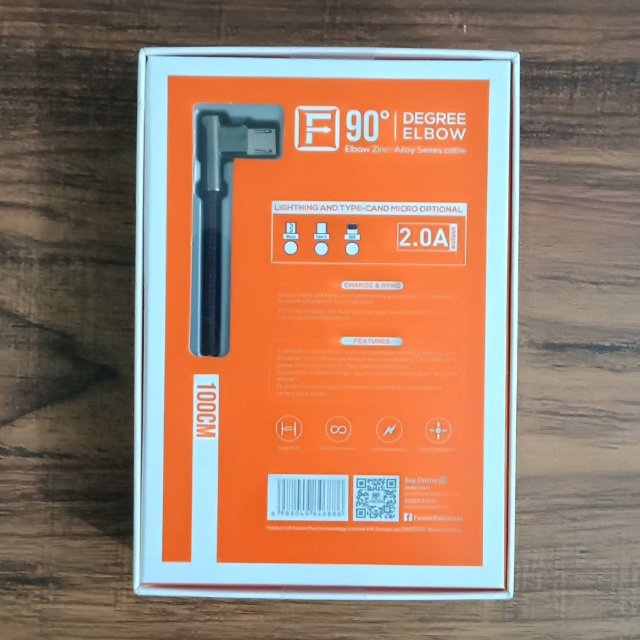 FASTER 90 Elbow FC-60 2A Gaming Micro USB Cable (% Genuin