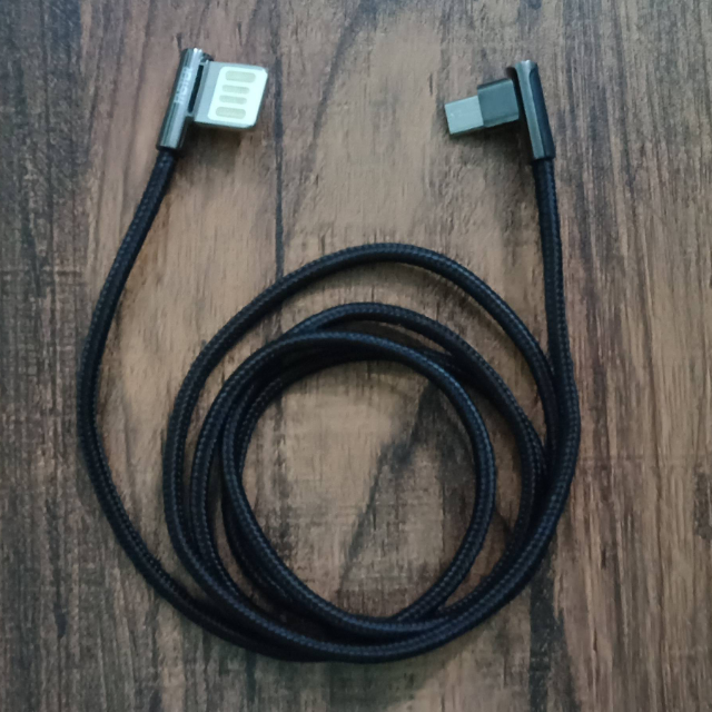 FASTER 90 Elbow FC-60 2A Gaming Micro USB Cable (% Genuin