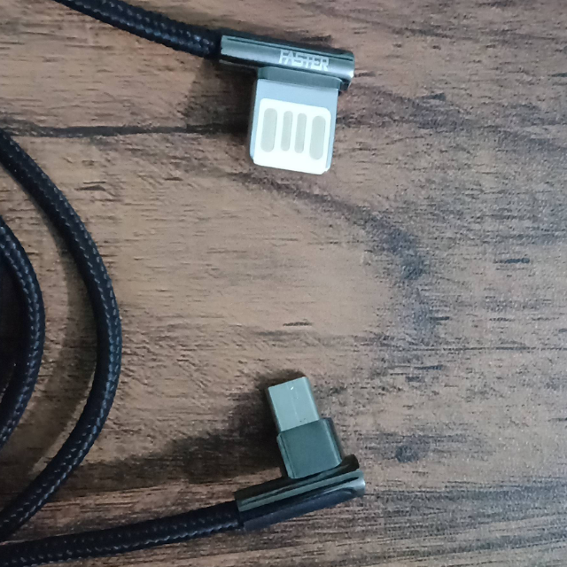 FASTER 90 Elbow FC-60 2A Gaming Micro USB Cable (% Genuin