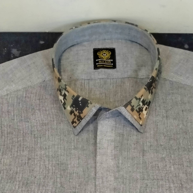 Shalwar Kameez With Commando Design