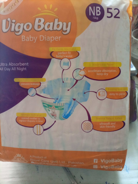 Vigobaby Diaper Newborn Size 1 52 Pic