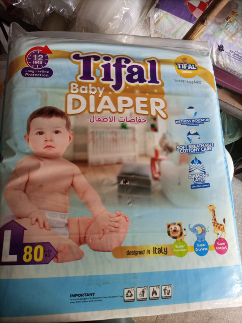Tifal Baby Diapers L 80 Pic Size 4