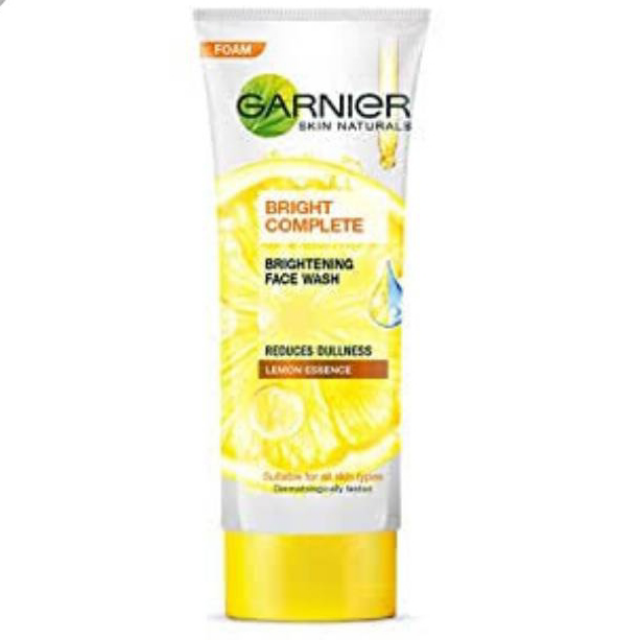 Garnier Facewash Light Complete 100ml Imported