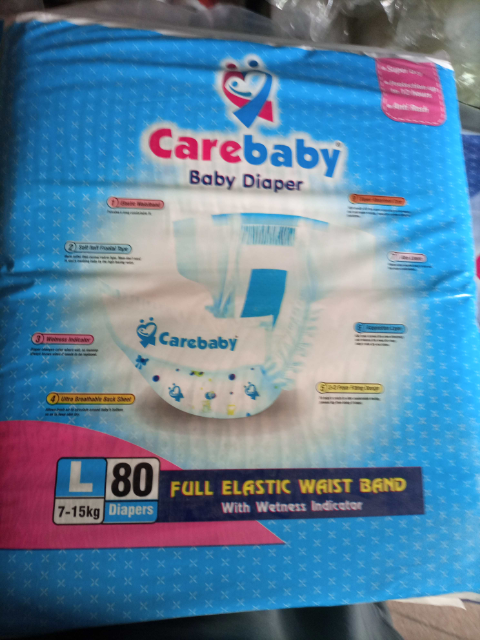 care baby diaper Large 80