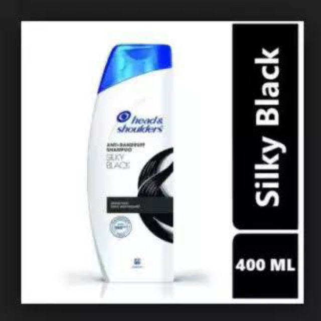 Head and Shoulder Silky Black 400ml Shampoo