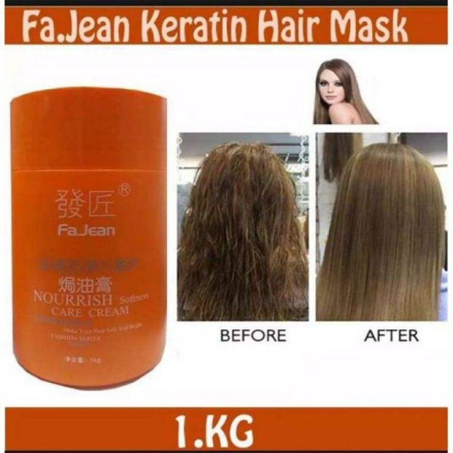 Fa.Jean Keratin Hair Mask For Hair Treatment Repair & Damage