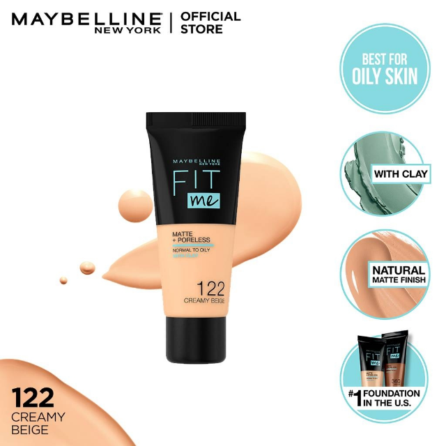Maybelline NY Fit Me Matte + Poreless Liquid Foundation