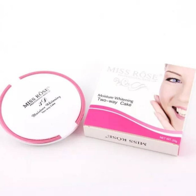 MISS ROSE 3D Contour Moisture Whiteing Two-way Pressed Powde